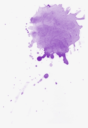 Lavender Watercolor Png - Watercolour Transparent Splash Png