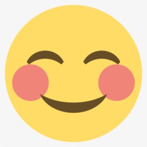 Blushing Emoji Transparent Background - Emoji Pictures Without Backgrounds