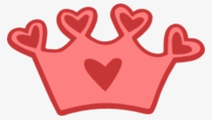 Crown Free Images At Clker Com Vector - Crown With Hearts Svg