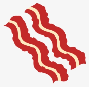 Transparent Bacon Cartoon - Bacon Clipart Transparent