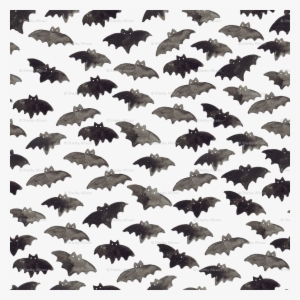 Watercolor Bats Transparent
