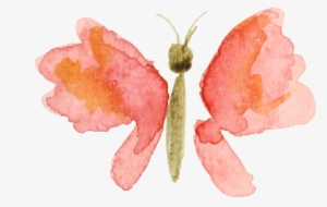 Clip Download Craftberry Bush - Transparent Watercolor Butterfly
