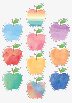 Tcr5611 Watercolor Apples Accents Image - Watercolor Apples