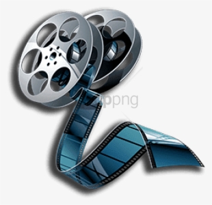 Movie Film Strip - Film Roll Logo Png