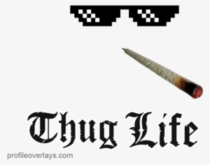 Thug Life Facebook Profile Picture Overlay