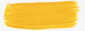 11 Yellow Paint Brush Strokes