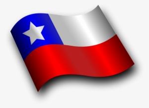 This Graphics Is Chilean Flag 3 About Chile, Chile, - Bandera De Chile Dibujada