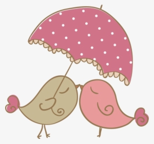 Love Birds Transparent Image - Best Gift - Tweet Bird In Love Under Umbrella Hoodie/t-shirt/mug