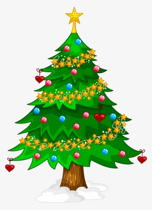 Transparent Xmas Tree Png Clipart - Clip Art Christmas Tree Png Transparent