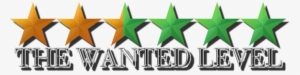Gta Wanted Level Stars Png Image - Star