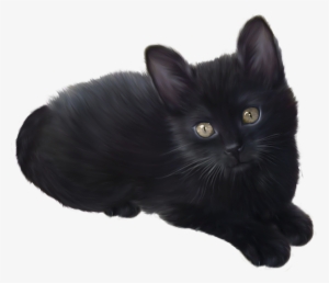 Black Kitten Png Clipart - Black Kitten Clip Art