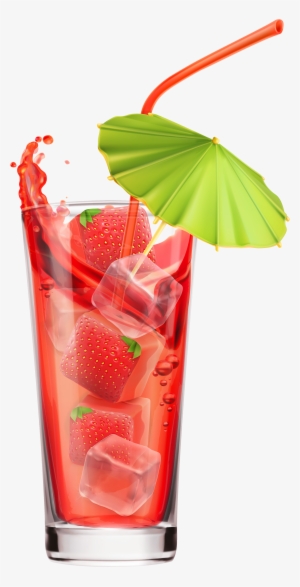 Strawberry Cocktails, Strawberry Juice, High Quality - Cocktail Png