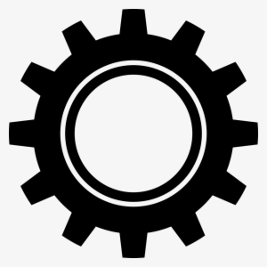 Black Gears Png - Transparent Background Gear Clipart