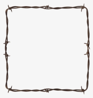 Barbed Border Png For Free Download - Barbed Wire Border Png
