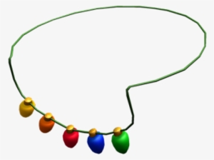 Christmas Lights Necklace - Christmas Light Necklace Transparent