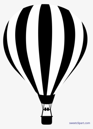 Hot Air Balloon Clipart Scene - Hot Air Balloon Clip Art