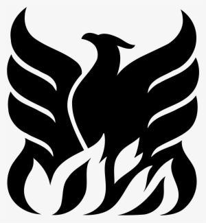 Logo Png Svg Freebie - Phoenix Vector Black Free