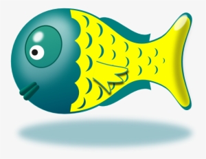 Cartoon Baby Fish Svg Clip Arts 600 X 463 Px