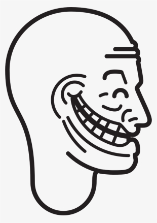 Trollface / Coolface / Problem - Troll Face Text Transparent PNG - 697x304  - Free Download on NicePNG