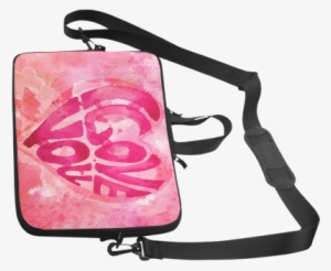 I Love You Watercolor Laptop Handbags 17" - Laptop