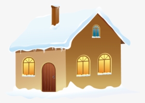 Snowy House Clipart