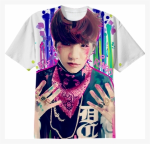 Shop Min Yoongi Cotton T-shirt By Etonani - Bts Yoongi T Shirt