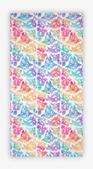 Floral Penis Pattern Rainbow Beach Towel Towel