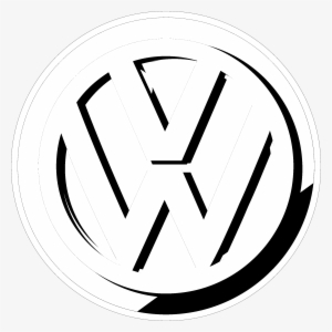 Volkswagen Logo Black And White - Volkswagen Logo Transparent