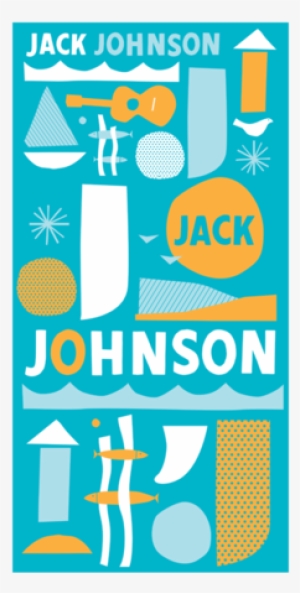 Summer 2017 Beach Towel - Jack Johnson Summer 2017 Tour Poster