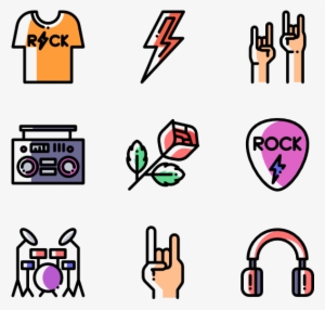 Rock And Roll - Amusement Park Icons