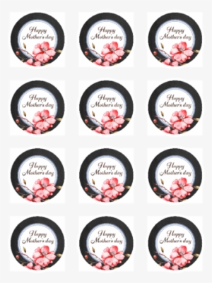 Mother's Day Round Stickers - Icon