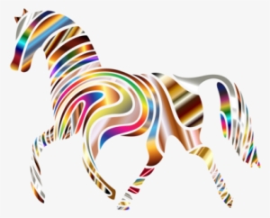Horse Computer Icons Art Symbol - Rainbow Horse