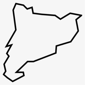 Catalunya Clip Art Free Vector - Catalonia Map Outline