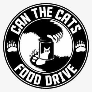Can The Cats Logo Black & White Png File - Blog