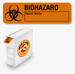 Biohazard Hazard Identity Label - Bio Hazard Warning