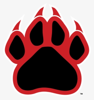 Clipart Free Download Pin By Sarah Hodges On Wildcats - Red Panther Paw Print