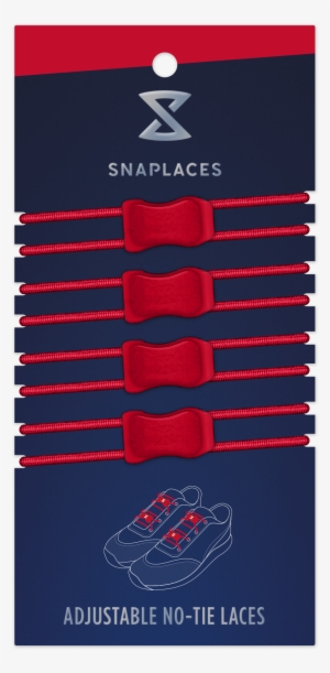 snaplaces shoelace alternative - red