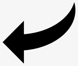 Curve Arrow Pointing Left Svg Png Icon Free Download - Curved Arrow Pointing Left