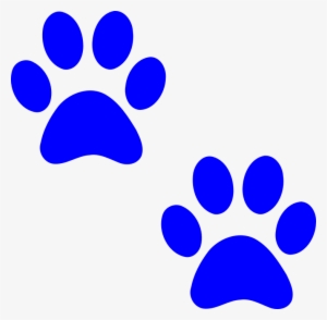Dog Paw Prints Free Vector Graphic Paw Prints Dog Print - Blue Paw Print Clip Art
