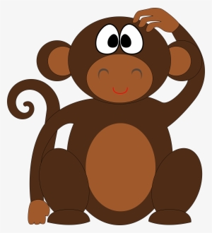 “monkey Mus Know Weh Him Gwine Put Him Tail, Before - Cartoon Animals