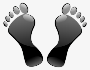 Feet, Toes, Footprints, Black, Glossy - Black Feet