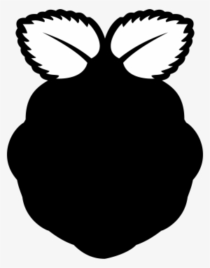Raspberry Pi Logo Black And White - Raspberry Pi Icon