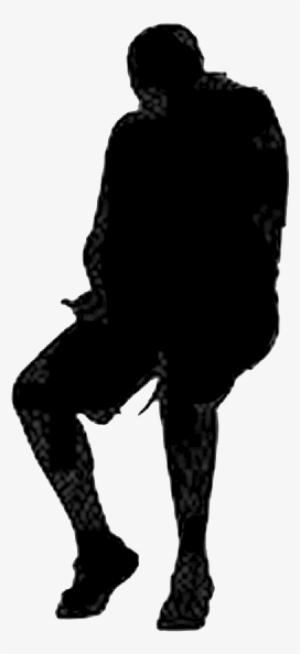 Man Sitting Silhouette Man Sitting - Man Sitting Silhouette Png