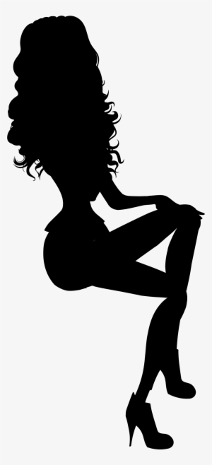 This Free Icons Png Design Of Sitting Woman Silhouette