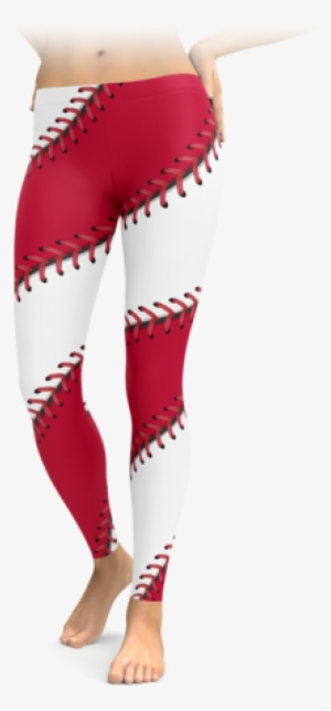 Baseball Stitch Leggings - Brave New Look Snowy Santa Hat Husky Leggings