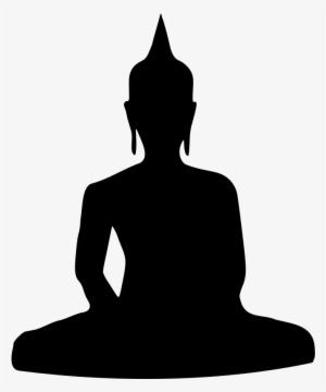 Silhouette Of Buddha Sitting Svg Clip Arts 498 X 599
