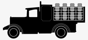 Milk Truck Icon - Stock Illustration