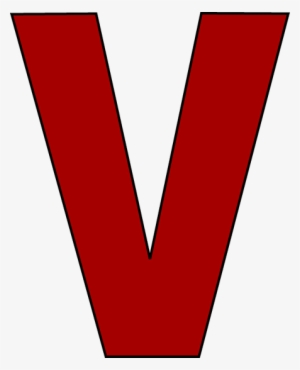 Letter V Clipart Clipartsgram - Red Letter V Clipart