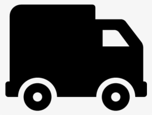 Truck Icon Vector - Fast Truck Icon Black