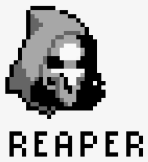 Reaper Sprite Overwatch Pixel Art - Minecraft Pixel Art Reaper